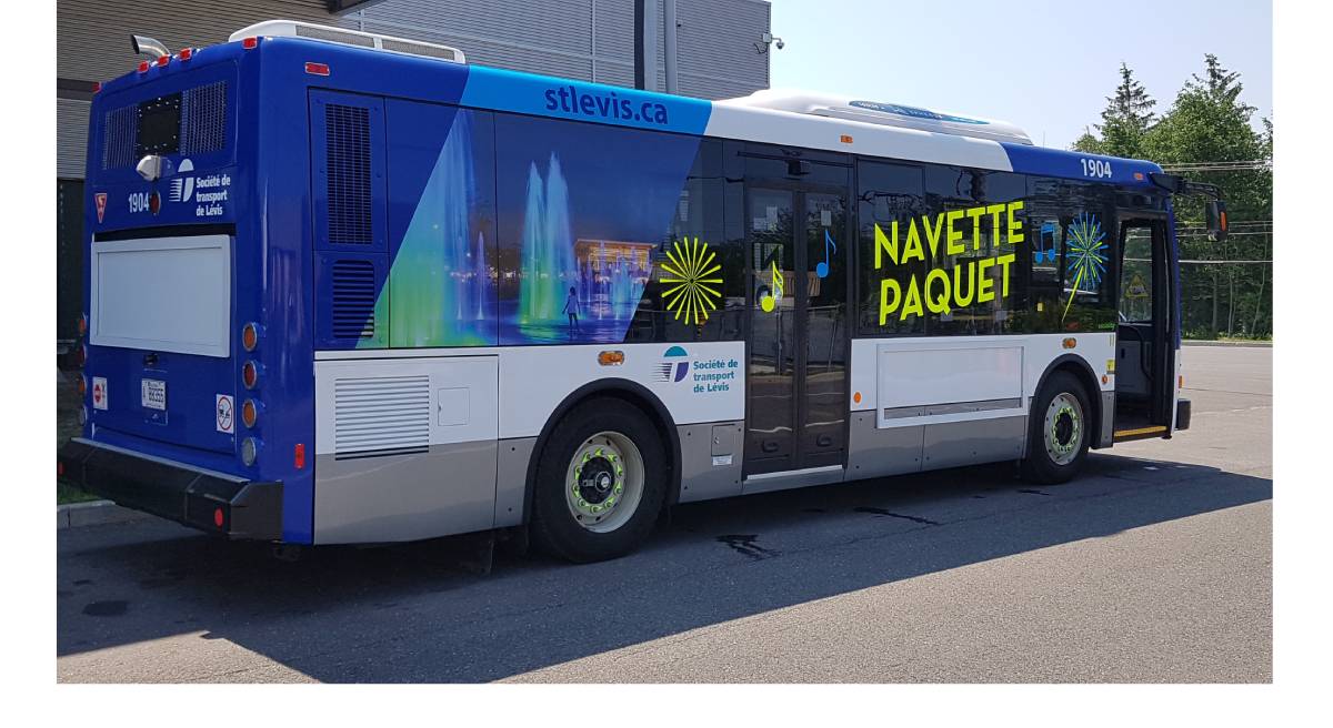 Autobus de la Navette Paquet