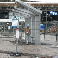 Travaux terminus de la Traverse 20