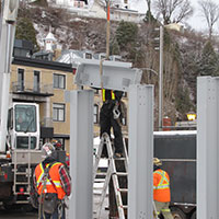 Travaux terminus de la Traverse 8