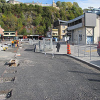 Travaux terminus de la Traverse 2