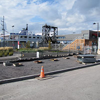 Travaux terminus de la Traverse 3