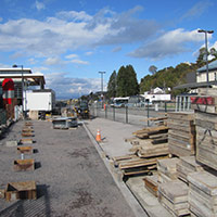 Travaux terminus de la Traverse 6