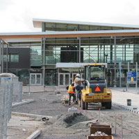 Travaux terminus de la Traverse 8