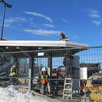 Travaux terminus de la Traverse 9